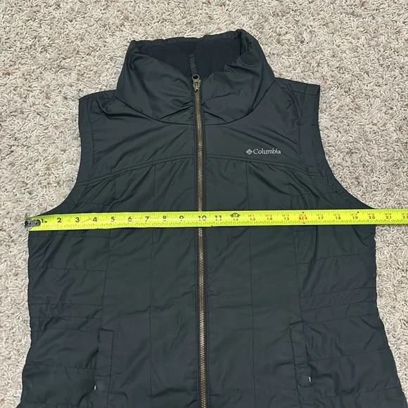 Columbia Vest Size Large Dark Grey/Black - Picture 2 of 13